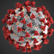 An illustration of SARS-CoV-2, the coronavirus that causes COVID-19
